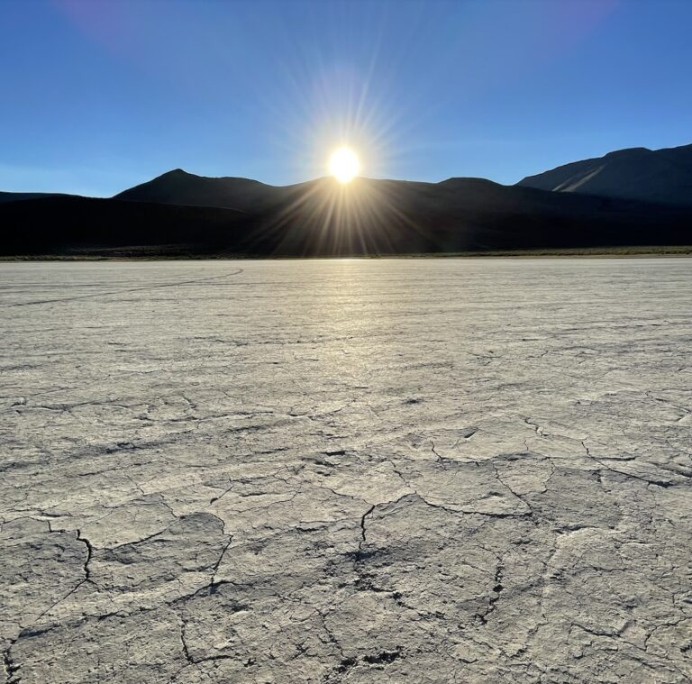 The baked floor or 'playa' of the Alvord Desert in southeastern Oregon, United States. © copyright Matthew Brace