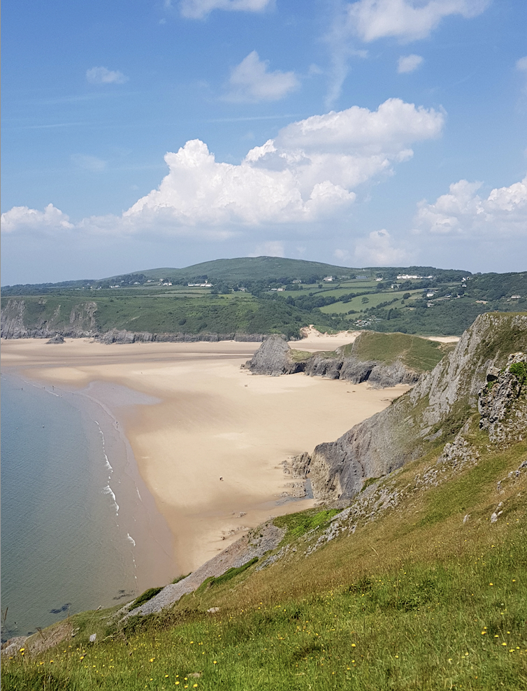 S2 E10: Basking in the goodness of a Welsh beach Pobbles beach on the Gower Peninsula, South Wales. Photo courtesy of Visit Wales: © Crown Copyright