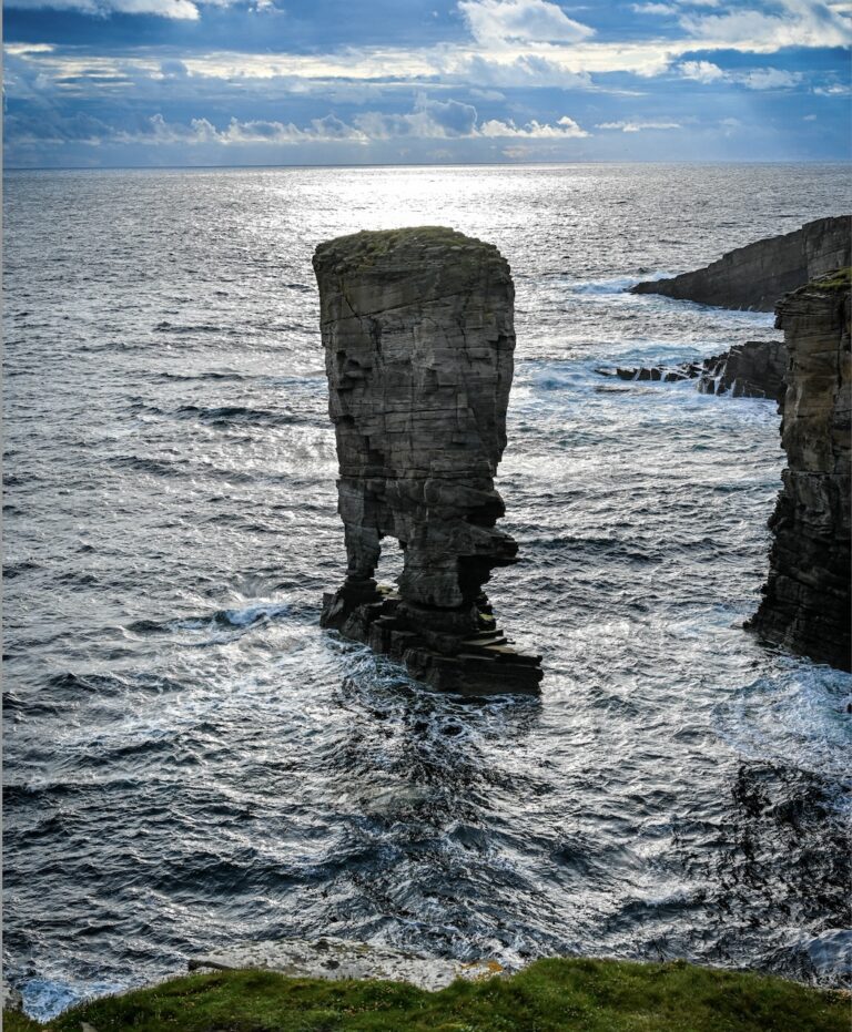 S4 E2: Seabird spectacular on Orkney Rock stack, Yesnaby Cliffs, west coast of the Orkney Islands, Scotland. © copyright Matthew Brace